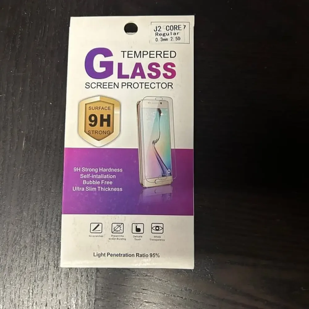 New Samsung Galaxy J2 Core Tempered Glass Phone Screen Protector